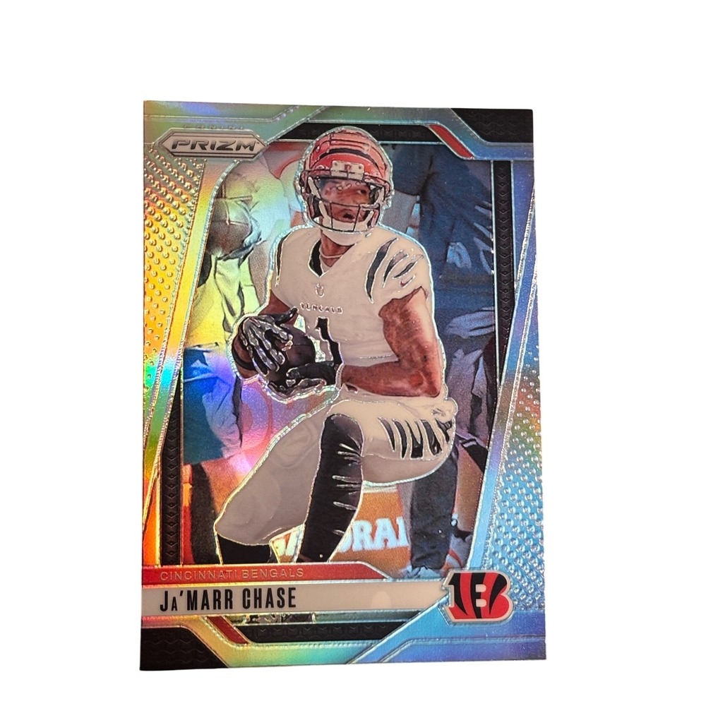 Panini Prizm Ja'Marr Chase Cincinnati Bengals Card 57 Silver Prizm Refractor